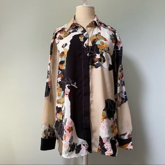 3.1 Phillip Lim Target Abstract Floral Blouse - Picture 1 of 14